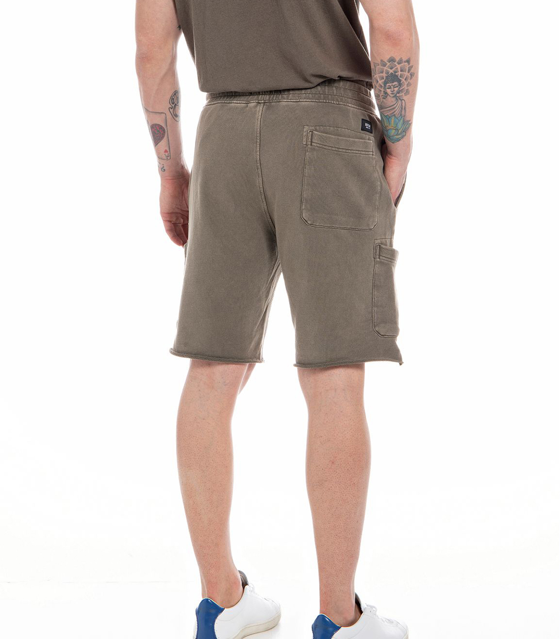 Essentialコットンスウェットショーツ 詳細画像 ダークマッド 2